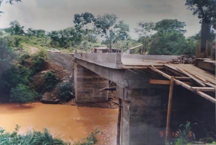 Ponte sobre o Rio Pacuí — Ponte em concreto armado