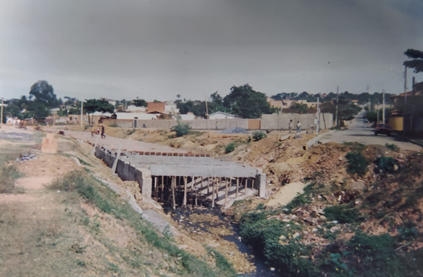 Canalização Santa Rita — Canal em concreto armado